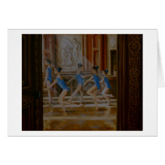 Tring Park, the Ballroom - Ballet Class Hälsningskort