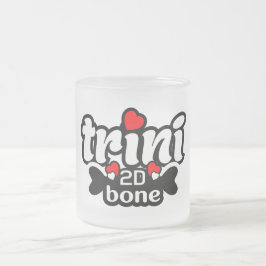 Trini 2D Bone Frostad Glasmugg