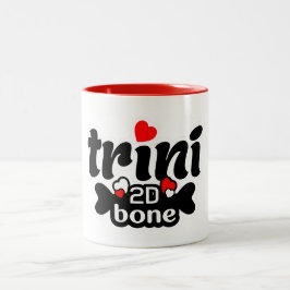 Trini 2D Bone Två-Tonad Mugg