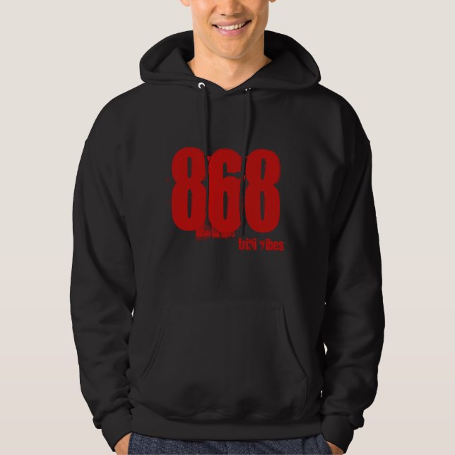 Trini Area Code Hoodie 868 (Framsida)