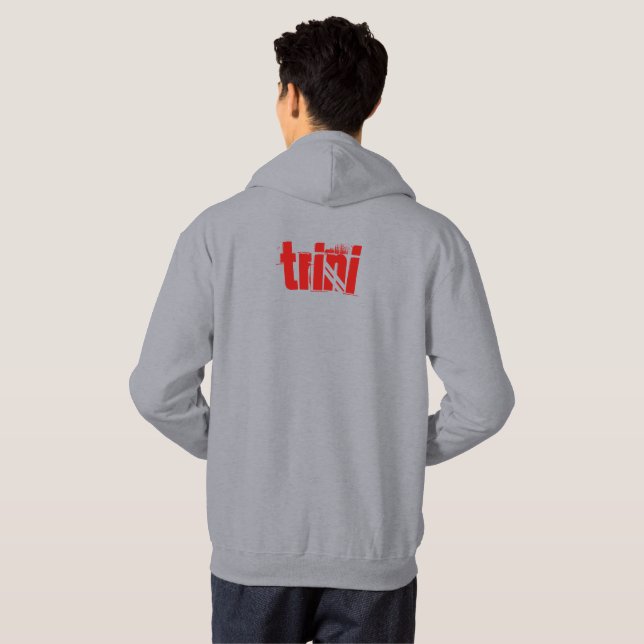 Trini Area Code Hoodie 868 (Hel baksida)