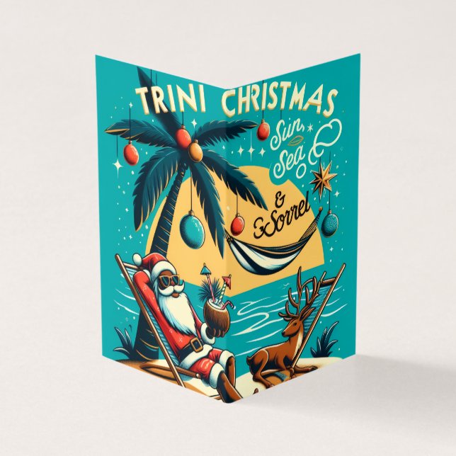 TRINI CHRISTMAS 2 FOLDED CARD KORT (Utsida)