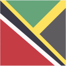 Trini Jamaican Flagga | Trinidad Jamaica Flagga Klistermärken