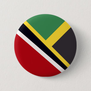 Trini Jamaican Flagga Trinidad Jamaica Flagga Knapp