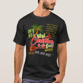 Trini jul Cuatro och Marac med namn på baksidan T Shirt