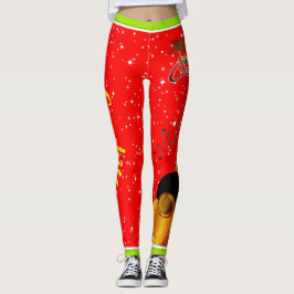 Trini-jul/Marac & Cuatro/ditt namn Leggings