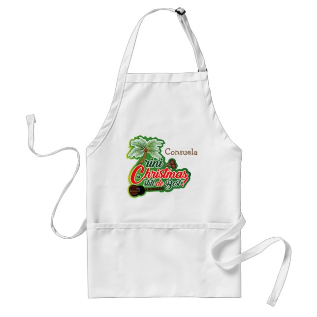 Trini-julen (ditt namn) förkläde (Framsidan)
