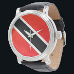 Trini Time Armbandsur<br><div class="desc">Flagga Trinidad och Tobago.</div>