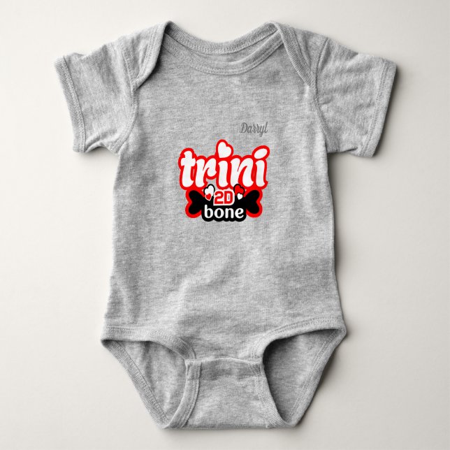 Trini to de Bone with YOUR NAME T Shirt (Framsida)