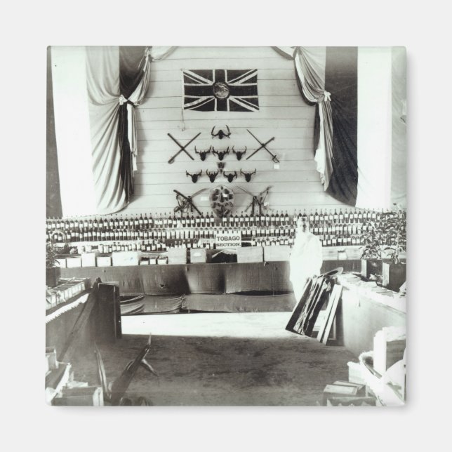 Trinidad and Tobago Exhibition, 1890 Magnet (Framsidan)