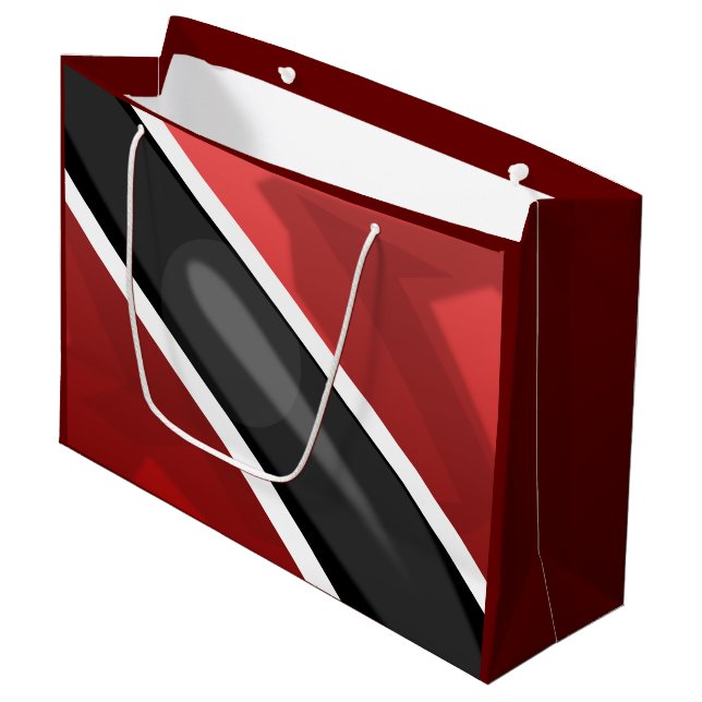 Trinidad and Tobago Flag Gift Bag (Framsidan Vinklad)