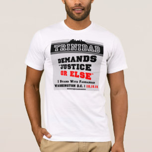 Trinidad begäranRÄTTVISA ELLER ANNAN T-tröja T-shirt
