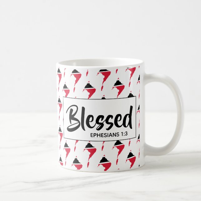 TRINIDAD Blsed Ephesian Christian Scripture Kaffemugg (Höger)