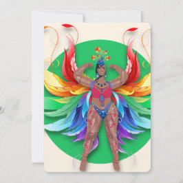 Trinidad Carnival Queen - Tropiska kort