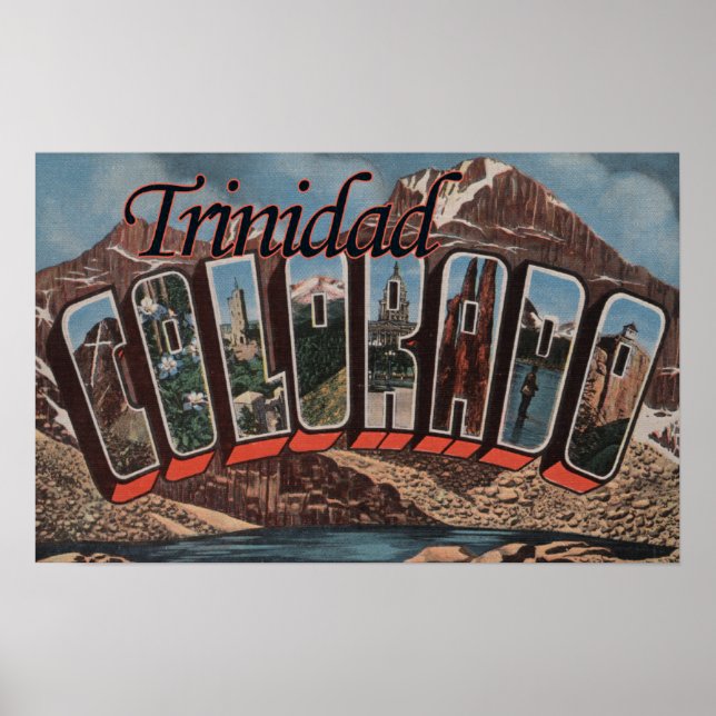 Trinidad, Colorado - Large Brev Scenes Poster (Framsidan)