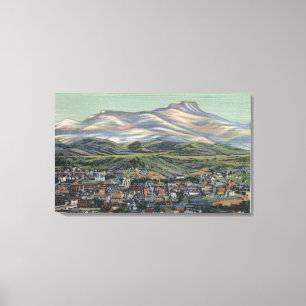 Trinidad, Colorado - maximala Fishers och stad Canvastryck