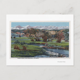 Trinidad, Colorado - Snowy Range & Valley View Vykort