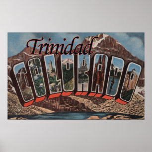 Trinidad Colorado - stora brevplatser Poster