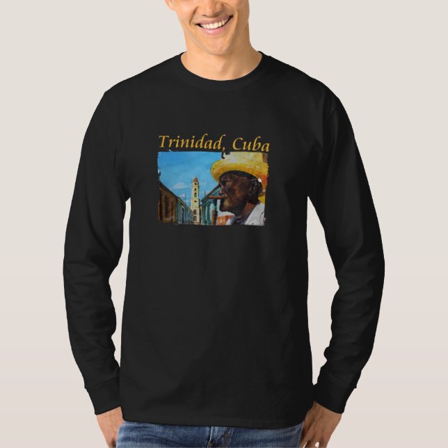 Trinidad Cuba - Cuban Cigar Art T Shirt (Framsida)