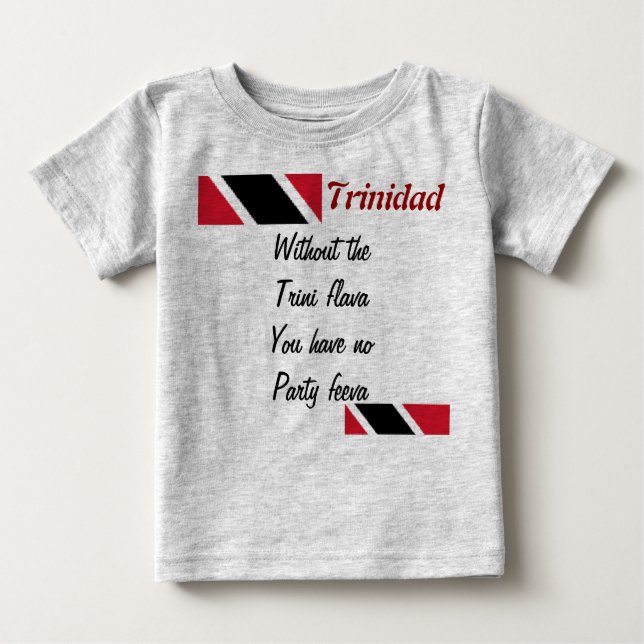 Trinidad festival baby t-shirts (Framsida)