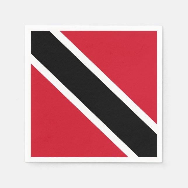 Trinidad Flagga Napkins Pappersservett (Framsidan)