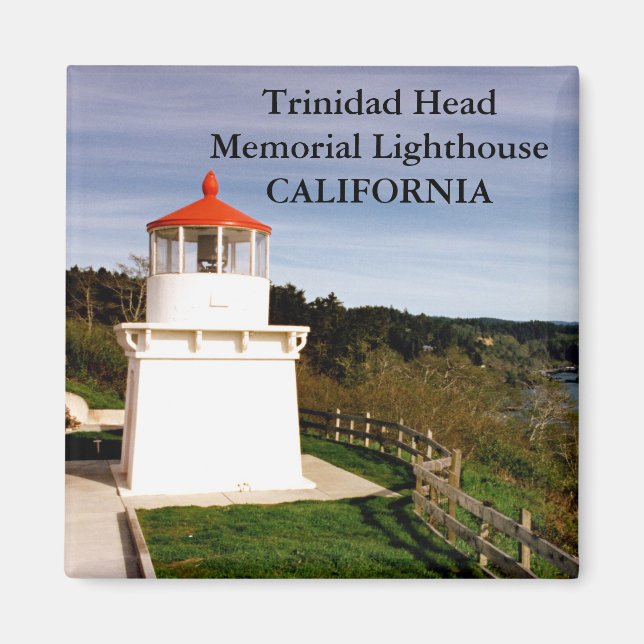 Trinidad Head Memorial Lighthouse, California Magn Magnet (Framsidan)
