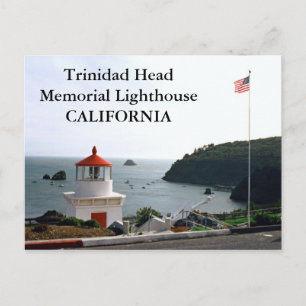 Trinidad Head Memorial Lighthouse, Kalifornien Pos Vykort