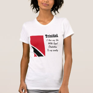 Trinidad lojalitet mot mina land t-shirts