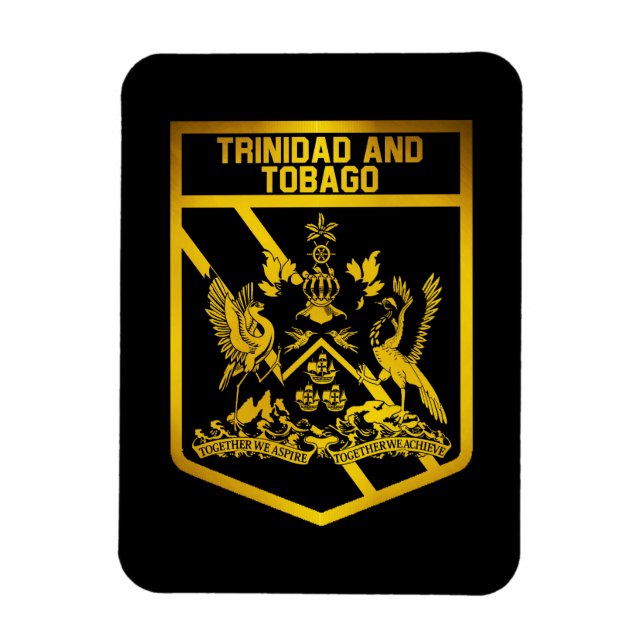 Trinidad och Tobago Emblem Magnet (Vertikal)