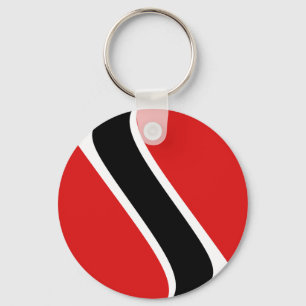 Trinidad och Tobago Fisheye Flagga Keychain Nyckelring