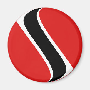 Trinidad och Tobago Fisheye Flagga Magnet