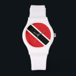 Trinidad och Tobago Flagga Armbandsur<br><div class="desc">Flagga Trinidad och Tobago</div>