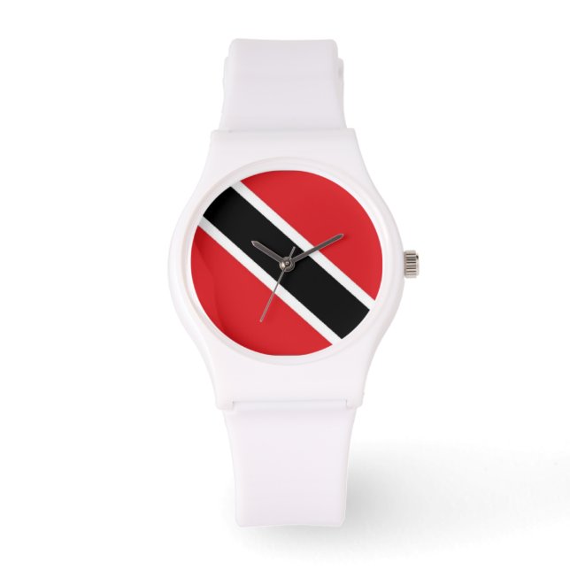 Trinidad och Tobago Flagga Armbandsur (Framsida)