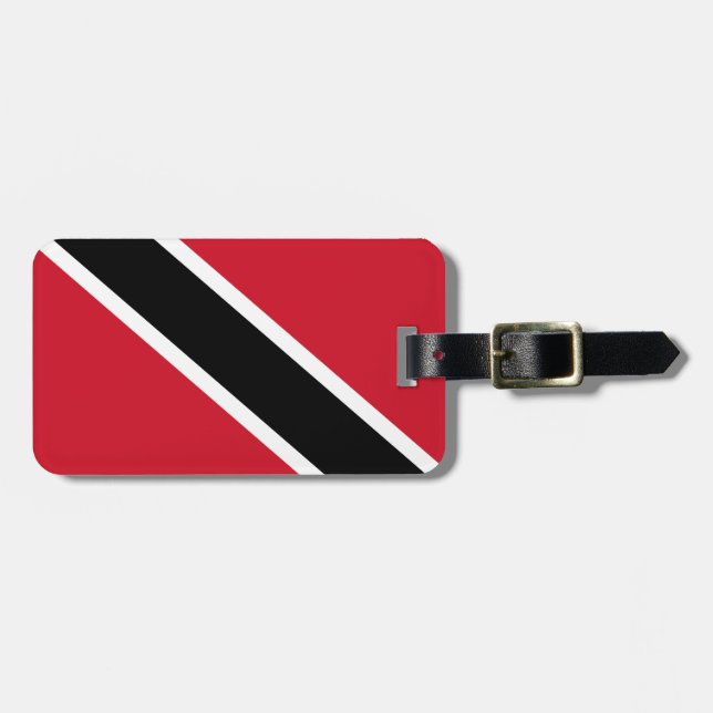 Trinidad och Tobago Flagga Bagagebricka (Horisontell Framsida)