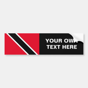 Trinidad och Tobago flagga Bildekal