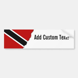 Trinidad och Tobago Flagga Bildekal