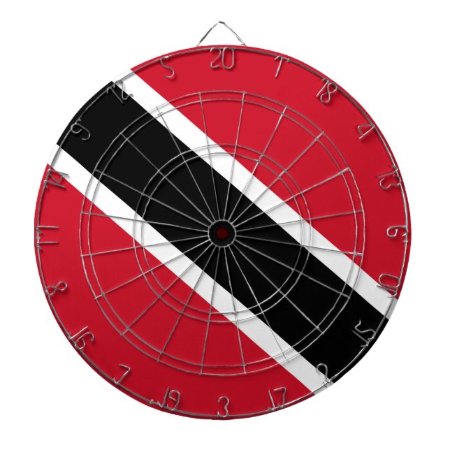 Trinidad och Tobago Flagga Darttavla (Framsidan)