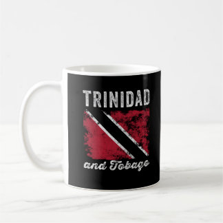 Trinidad och Tobago Flagga Distress Kaffemugg