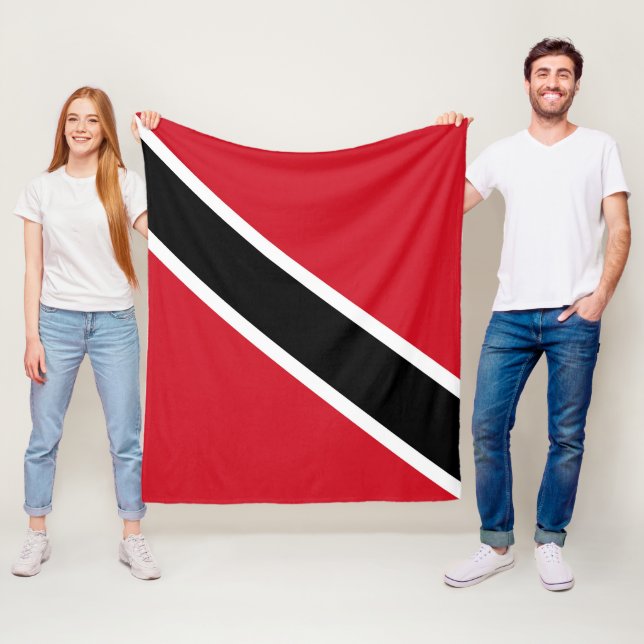 Trinidad och Tobago flagga Fleecefilt (På plats)