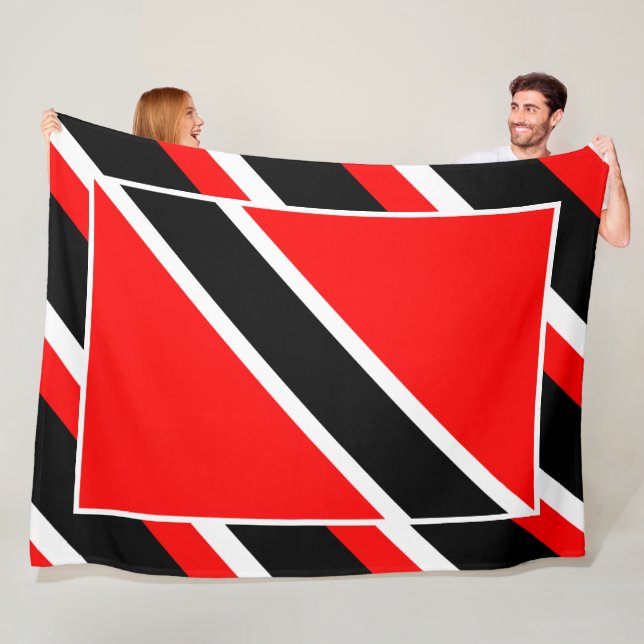 Trinidad och Tobago Flagga Fleecefilt (På plats)