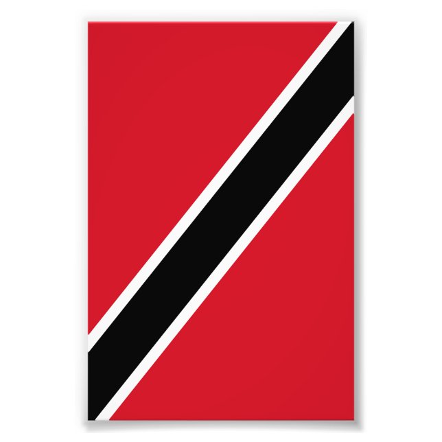 Trinidad och Tobago flagga Fototryck (Framsidan)