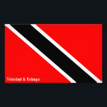 Trinidad och Tobago Flagga Fototryck<br><div class="desc">Fotoutskrift med T&T-flagga..Kontakta oss om du vill ha den här produkten på en annan storlek och behöver hjälp! Trinidad & Tobago-flagga valdes ut för att användas som nationell Flagga vid självständighet från Förenade kungariket den 8 31an 1962.Det röda, vita och svarta färg symboliserar: Brand (sol) som representerar mod. Vatten representerar...</div>