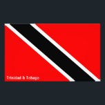 Trinidad och Tobago Flagga Fototryck<br><div class="desc">Fotoutskrift med T&T-flagga..Kontakta oss om du vill ha den här produkten på en annan storlek och behöver hjälp! Trinidad & Tobago-flagga valdes ut för att användas som nationell Flagga vid självständighet från Förenade kungariket den 8 31an 1962.Det röda, vita och svarta färg symboliserar: Brand (sol) som representerar mod. Vatten representerar...</div>