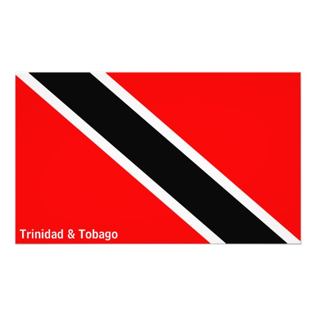 Trinidad och Tobago Flagga Fototryck (Framsidan)