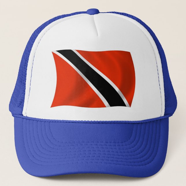 Trinidad och Tobago Flagga Hatt Truckerkeps (Framsida)