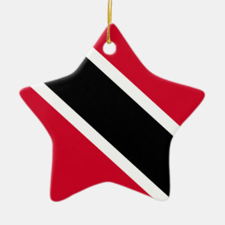 Trinidad och Tobago flagga Julgransprydnad Keramik