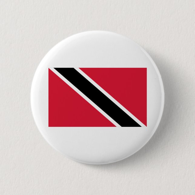 Trinidad och Tobago Flagga Knapp (Framsida)