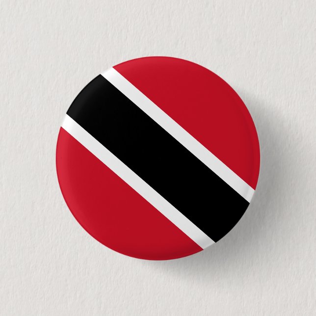 Trinidad och Tobago Flagga Knapp (Framsida)