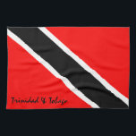 Trinidad och Tobago Flagga Kökshandduk<br><div class="desc">Trinidad & Tobago kökshandduk med klassisk T&T-flagga.Text kan anpassas.Den här handduken är ett måste för alla T&T-kök! Skaffa en eller flera idag för dig själv,  din familj eller en vän.</div>