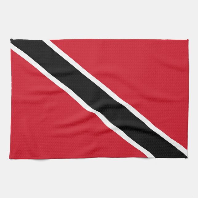 Trinidad och Tobago flagga Kökshandduk (Horisontell)